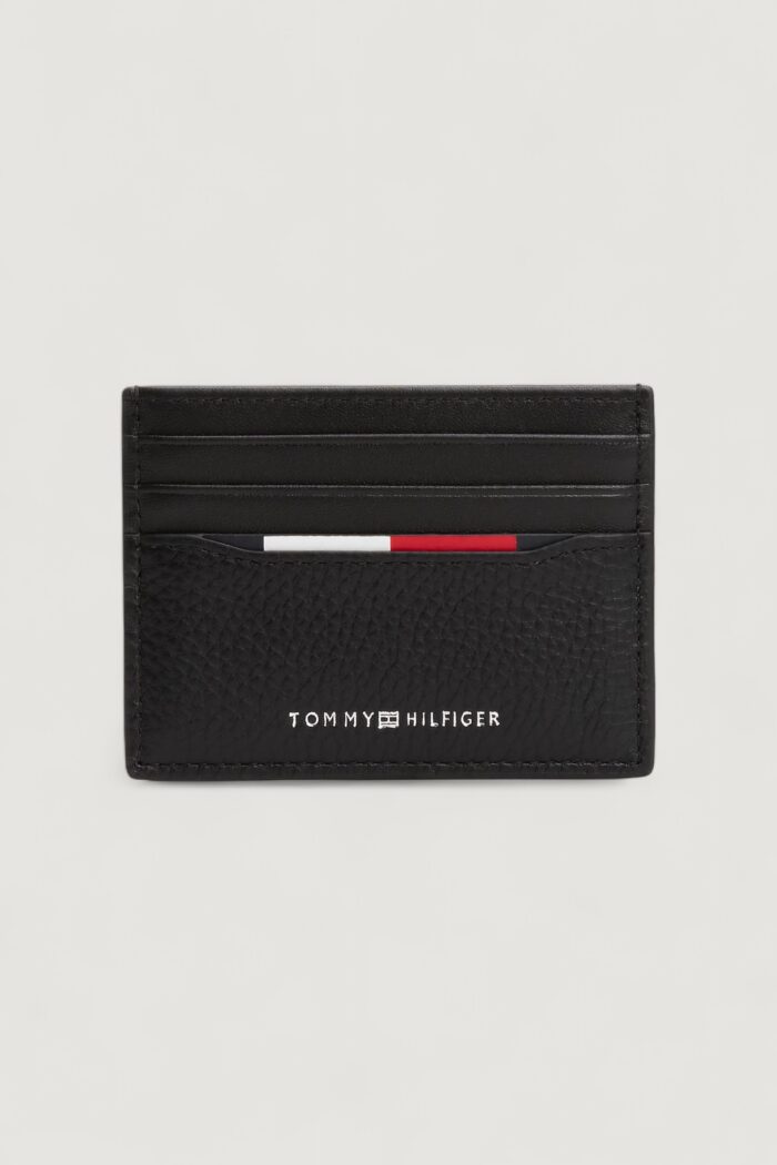 Portacarte Tommy Hilfiger TH CENTRAL CC HOLDER Nero – AM0AM13512
