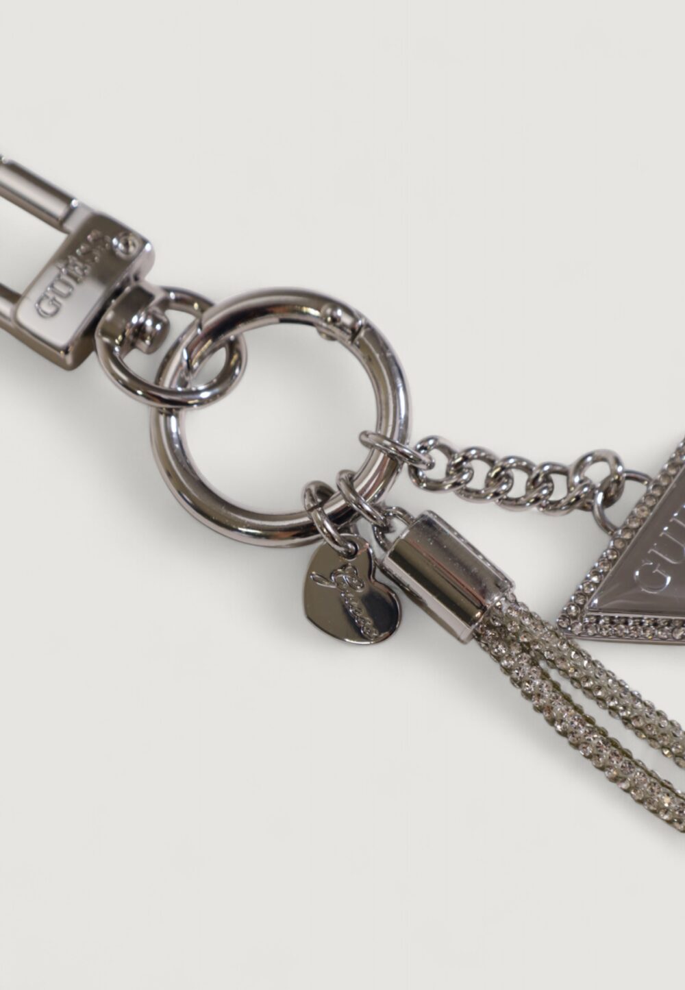 Portachiave Guess ZALINA KEYCHAIN Argento - Foto 3