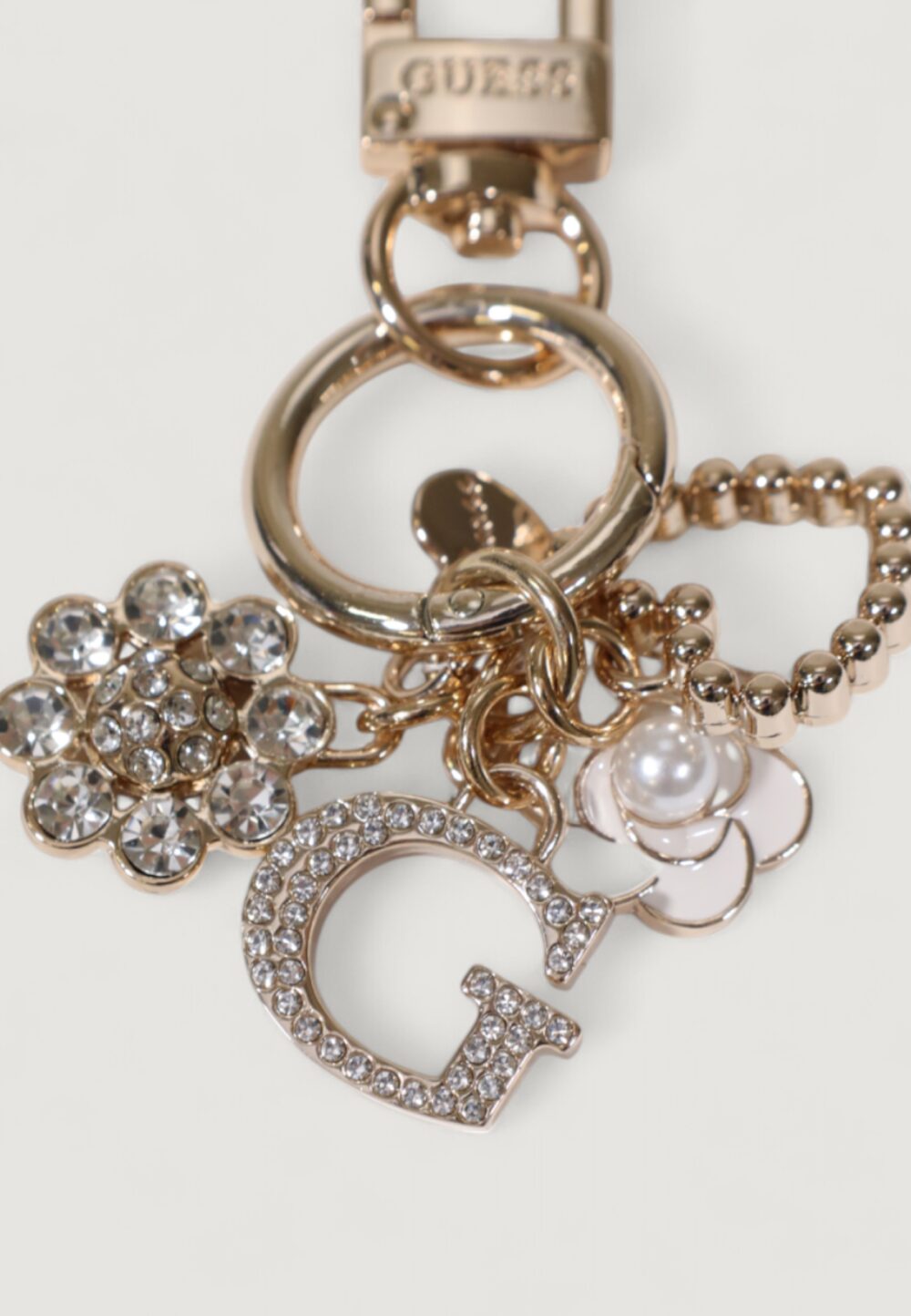 Portachiave Guess EVERLEE KEYCHAIN Oro - Foto 2