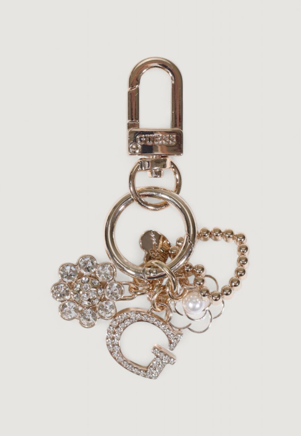 Portachiave Guess EVERLEE KEYCHAIN Oro - Foto 1