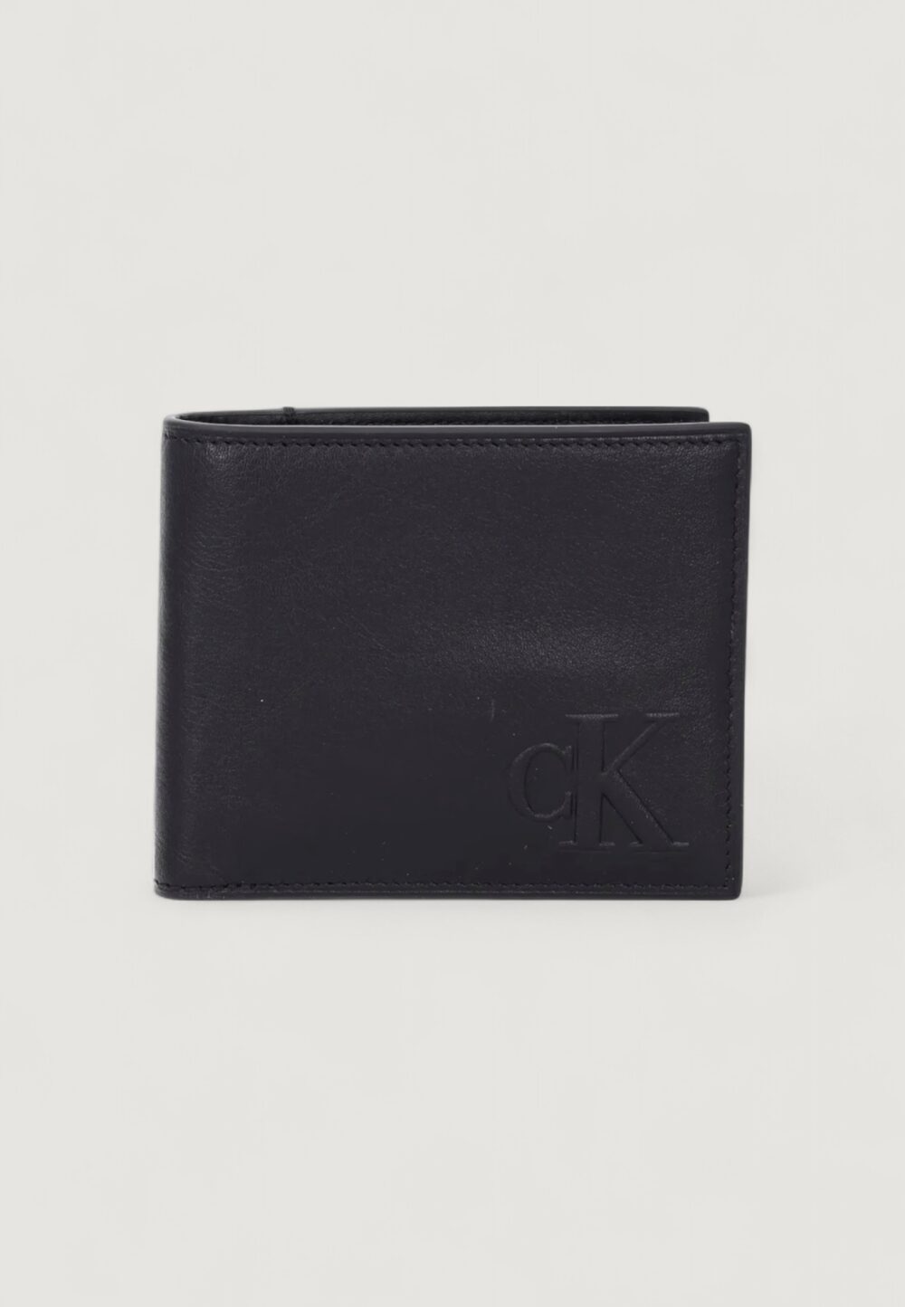 Portafoglio con portamonete Calvin Klein BOLD CK EW BILLFOLD Nero - Foto 1