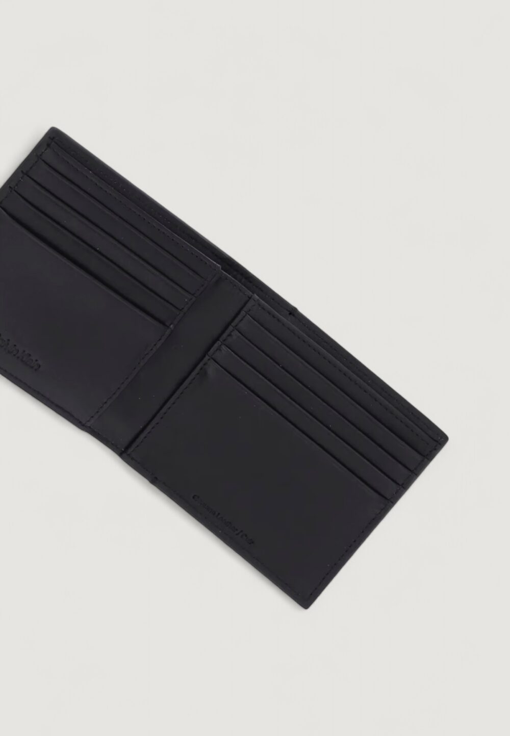 Portafoglio con portamonete Calvin Klein BOLD CK EW BILLFOLD Nero - Foto 4