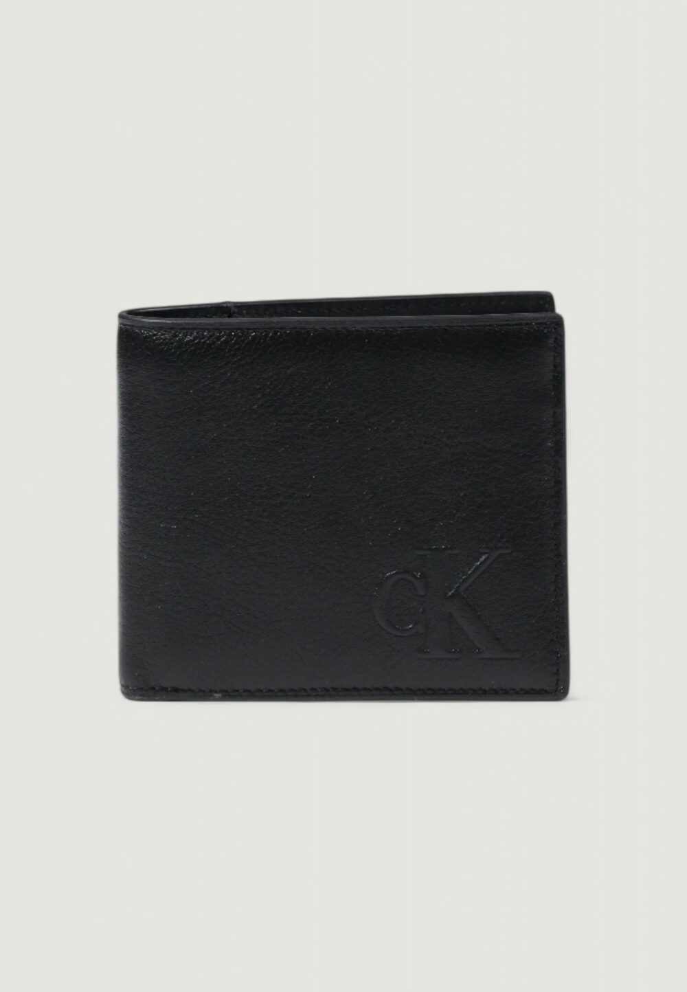 Portafoglio con portamonete Calvin Klein BOLD CK EW BILLFOLD W/ COIN Nero - Foto 1