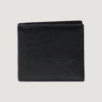 Portafoglio con portamonete Calvin Klein BOLD CK EW BILLFOLD W/ COIN Nero - Foto 1
