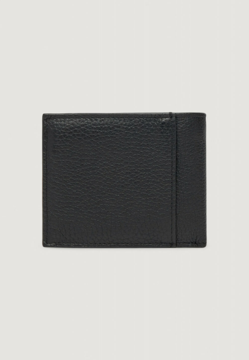 Portafoglio con portamonete Calvin Klein CK LEATHER BILLFOLD W ZIP COIN Nero - Foto 3