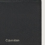 Portafoglio con portamonete Calvin Klein CK LEATHER BILLFOLD W ZIP COIN Nero - Foto 2