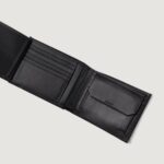 Portafoglio con portamonete Calvin Klein CK MST CMP TRFLD W C Nero - Foto 4