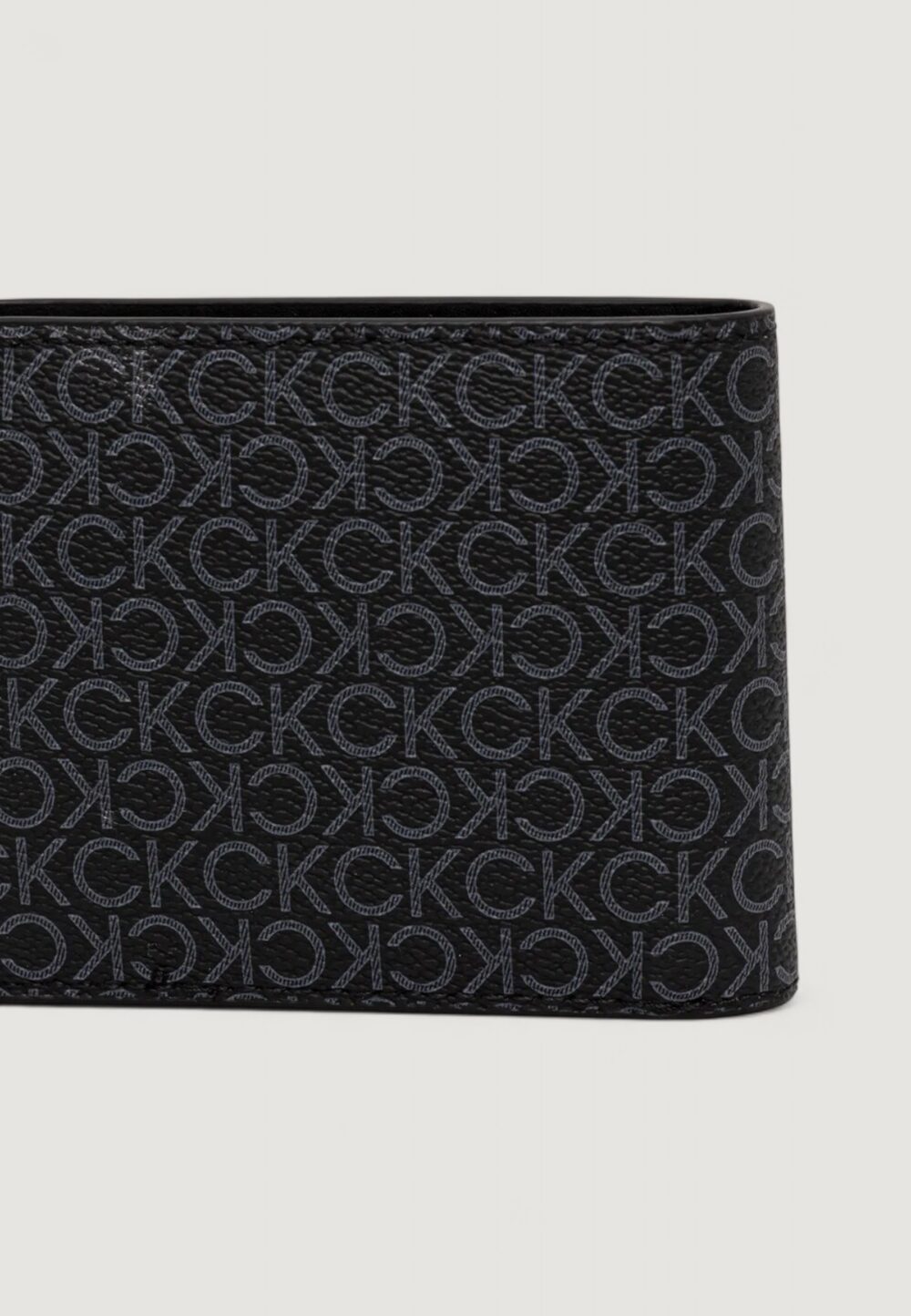 Portafoglio con portamonete Calvin Klein CK MST MN CMP TRFLD Nero - Foto 2