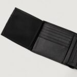 Portafoglio con portamonete Calvin Klein CK MST MN CMP TRFLD Nero - Foto 3
