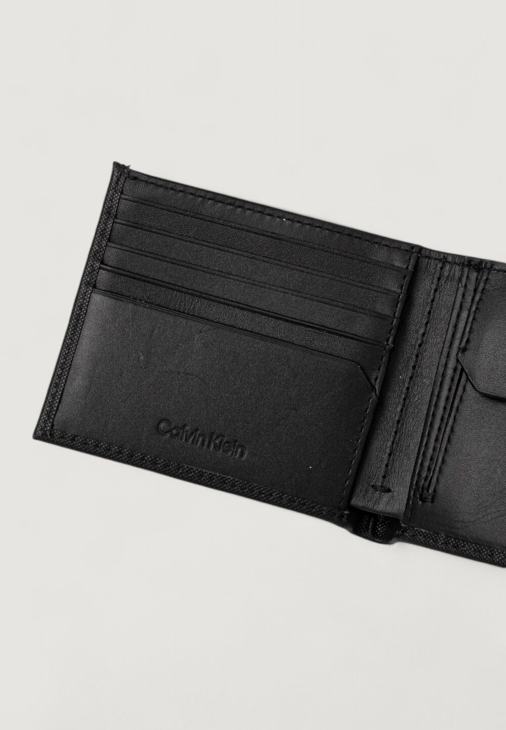 Portafoglio con portamonete Calvin Klein CK MUST BILLFOLD W COIN Nero - Foto 4