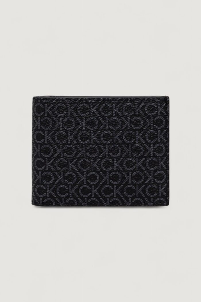 Portafoglio con portamonete Calvin Klein CK MUST MONO BILLFOLD W/ COIN Nero – LV04D1038G