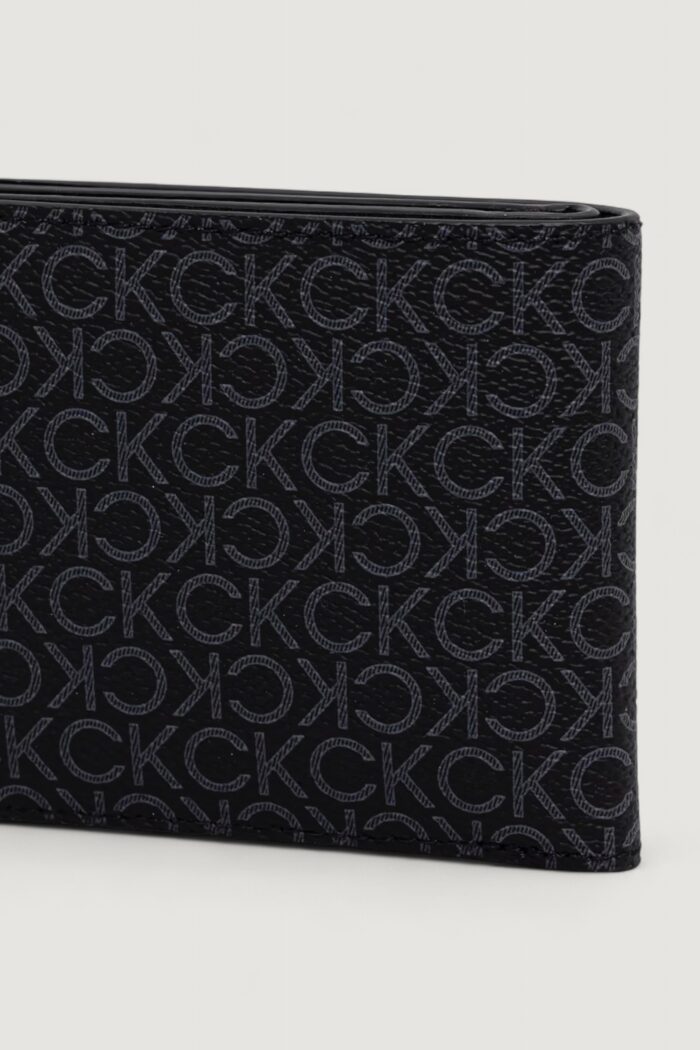Portafoglio con portamonete Calvin Klein CK MUST MONO BILLFOLD W/ COIN Nero – LV04D1038G