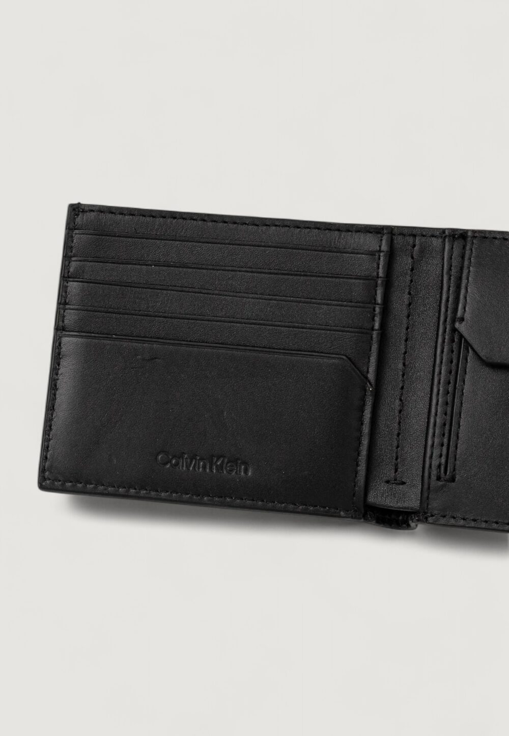 Portafoglio con portamonete Calvin Klein CK MUST MONO BILLFOLD W/ COIN Nero - Foto 3