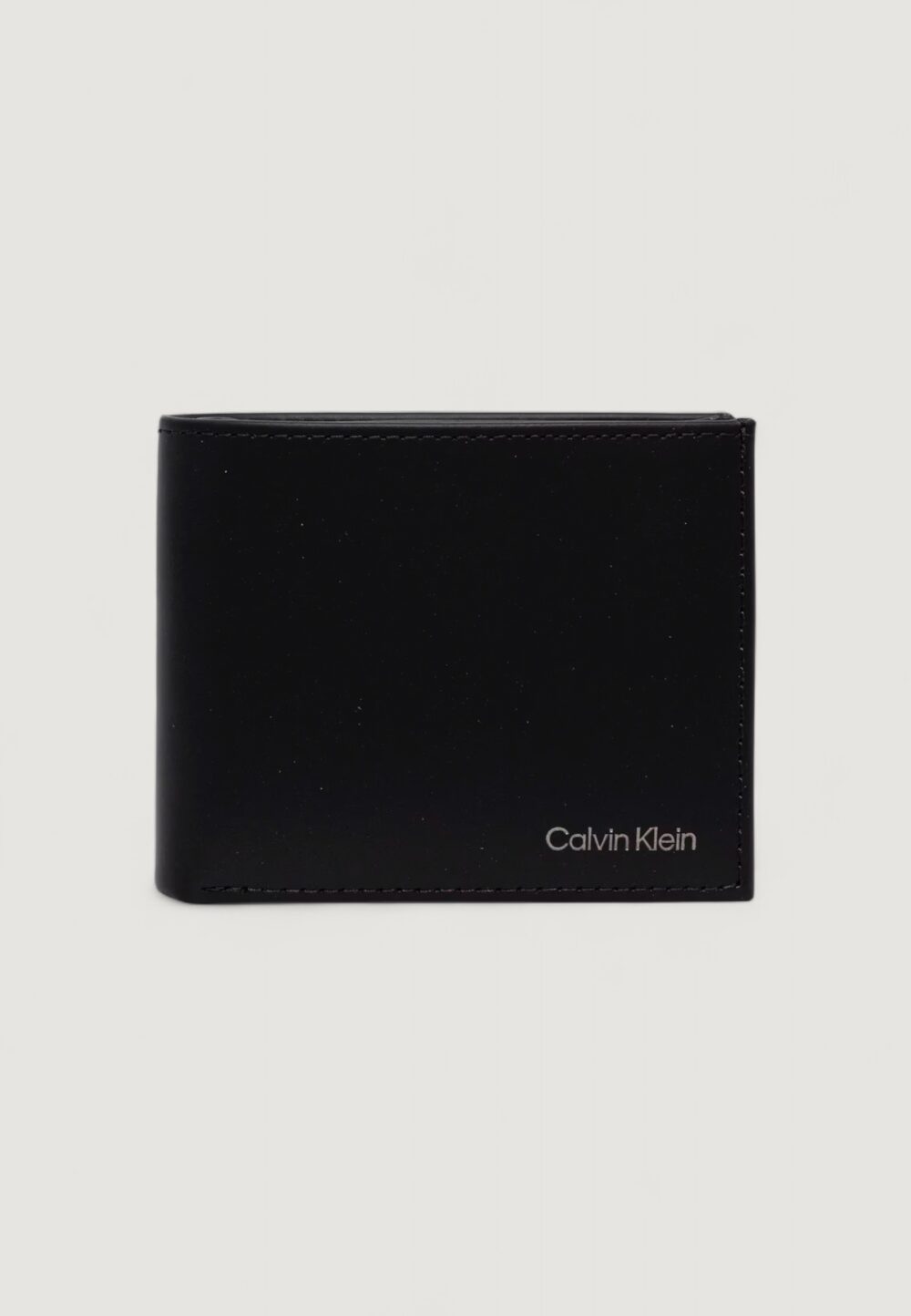 Portafoglio con portamonete Calvin Klein CK SMOOTH TRIFOLD W/ COIN Nero - Foto 1