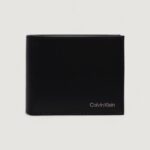 Portafoglio con portamonete Calvin Klein CK SMOOTH TRIFOLD W/ COIN Nero - Foto 1
