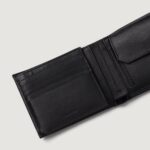 Portafoglio con portamonete Calvin Klein CK SMTH BLLFLD W/ CN Nero - Foto 4