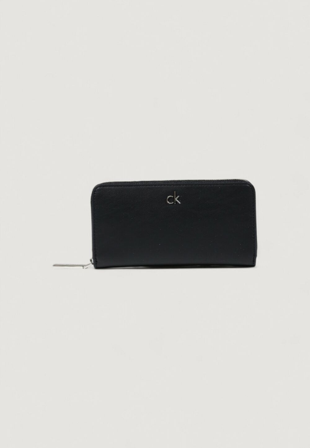 Portafoglio grande Calvin Klein CK RE-LOCK LARGE ZIP AROUND Nero - Foto 1