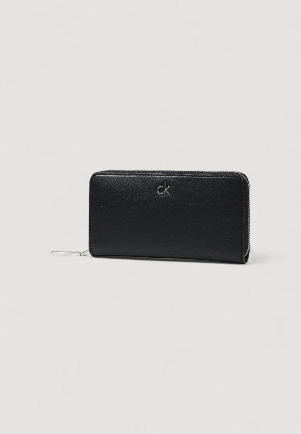 Portafoglio grande Calvin Klein CK RE-LOCK LARGE ZIP AROUND Nero - Foto 2