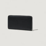 Portafoglio grande Calvin Klein CK RE-LOCK LARGE ZIP AROUND Nero - Foto 4