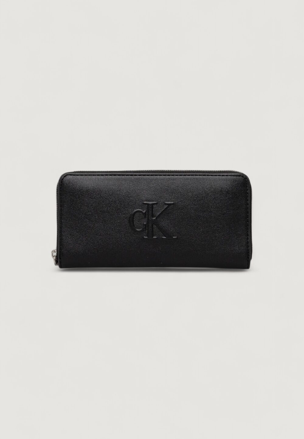 Portafoglio grande Calvin Klein SCULPTED ZIP AROUND Nero - Foto 1