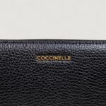 Portafoglio grande Coccinelle METALLIC SOFT Nero - Foto 2