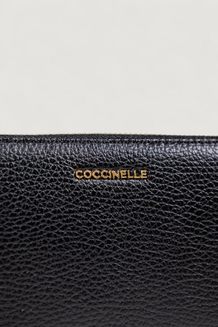 Portafoglio grande Coccinelle METALLIC SOFT Nero