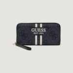 Portafoglio grande Guess LAUREL II SLG LARGE ZIP AROUND Antracite - Foto 1