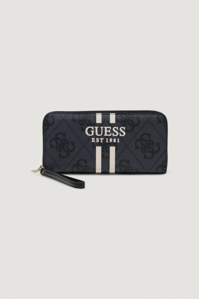 Portafoglio grande Guess LAUREL II SLG LARGE ZIP AROUND Antracite – SWOS74 59146