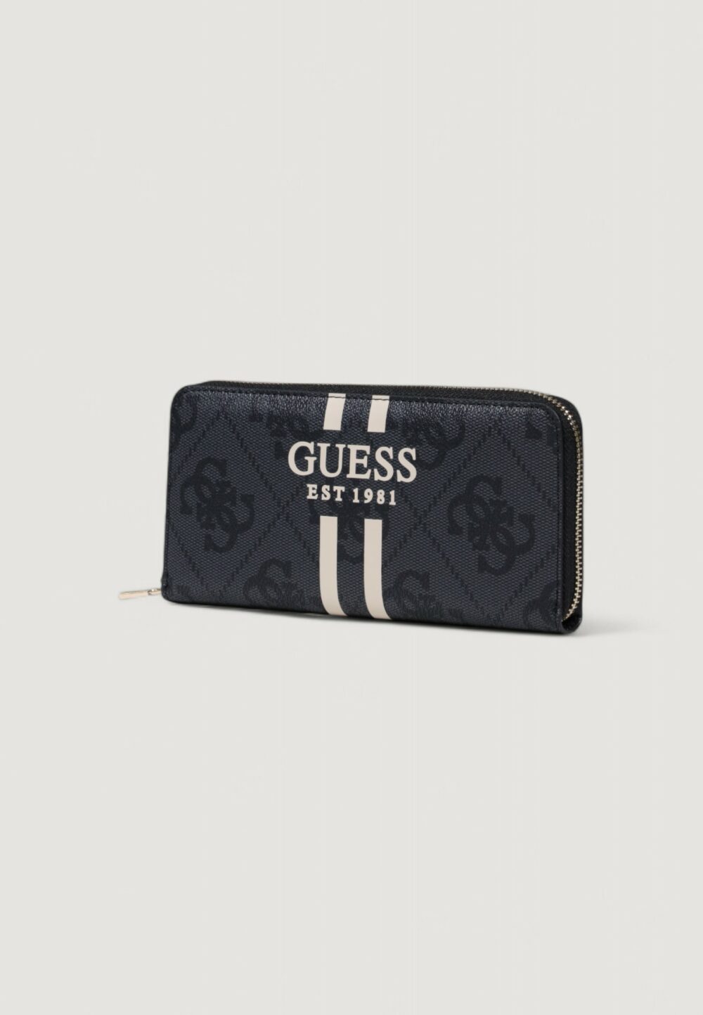 Portafoglio grande Guess LAUREL II SLG LARGE ZIP AROUND Antracite - Foto 2