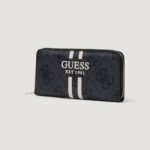 Portafoglio grande Guess LAUREL II SLG LARGE ZIP AROUND Antracite - Foto 2