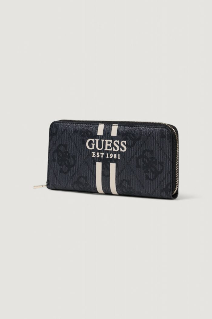 Portafoglio grande Guess LAUREL II SLG LARGE ZIP AROUND Antracite – SWOS74 59146