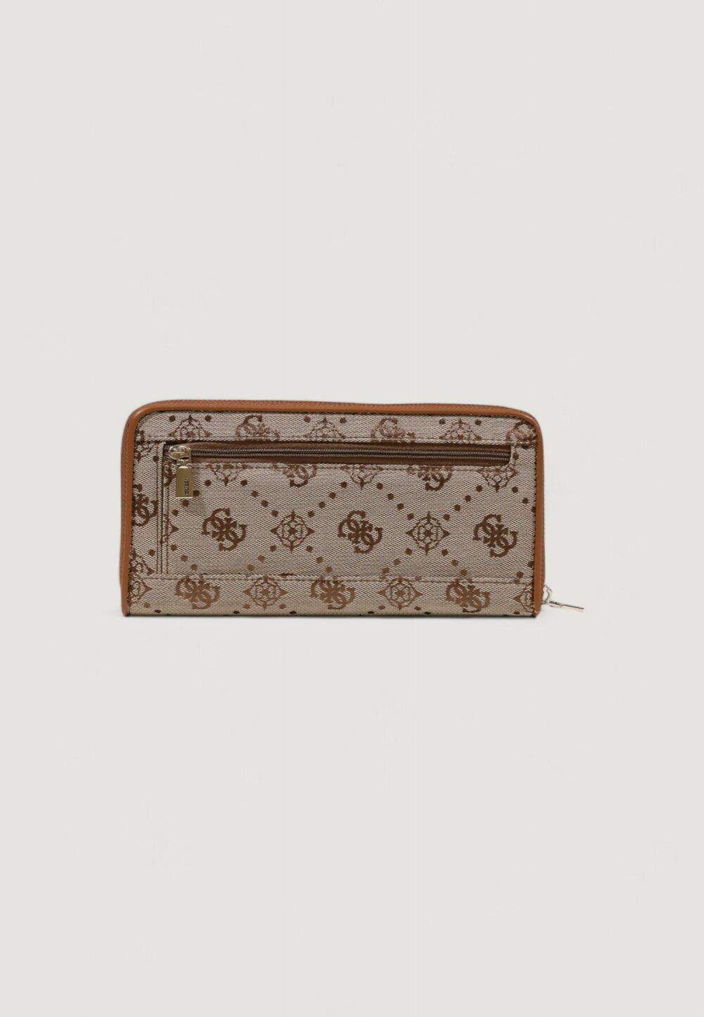 Portafoglio grande Guess NEDA SLG LARGE ZIP AROUND Latte - Foto 4