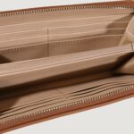 Portafoglio grande Guess NEDA SLG LARGE ZIP AROUND Latte - Foto 5