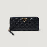 Portafoglio grande Guess GIULLY II SLG LARGE ZIP AROUND Nero - Foto 1