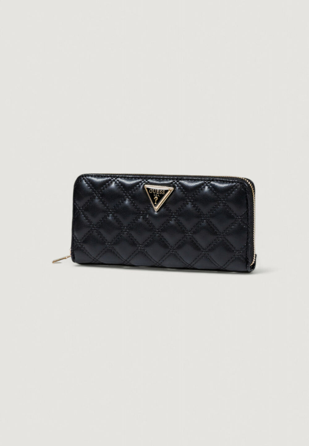 Portafoglio grande Guess GIULLY II SLG LARGE ZIP AROUND Nero - Foto 4