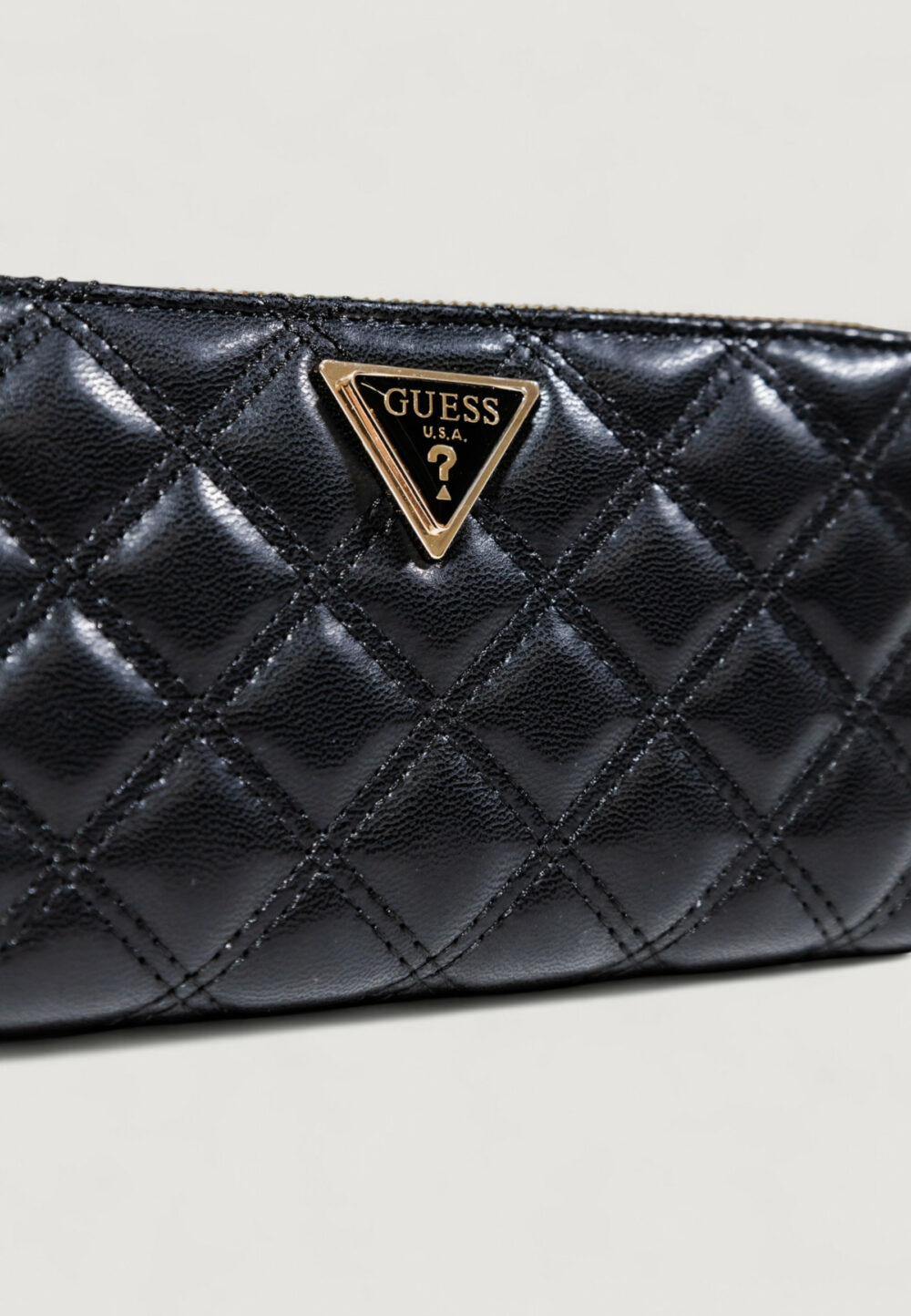 Portafoglio grande Guess GIULLY II SLG LARGE ZIP AROUND Nero - Foto 3