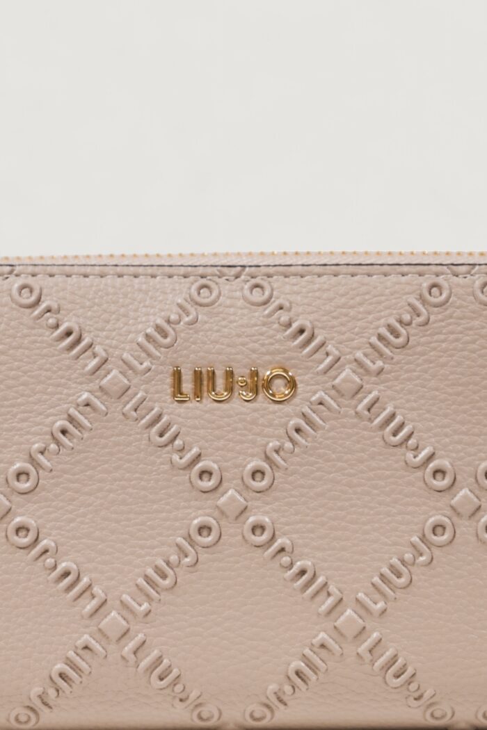 Portafoglio grande Liu-jo ECS XL ZIP AROUND Taupe – AF5170 E0538