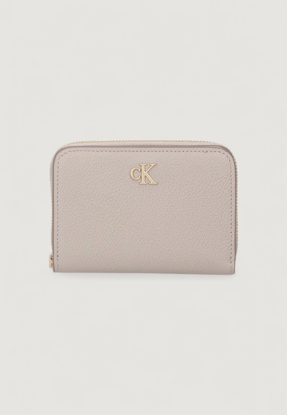 Portafoglio medio Calvin Klein MNML MNGRM LTHR MD F Beige chiaro - Foto 1