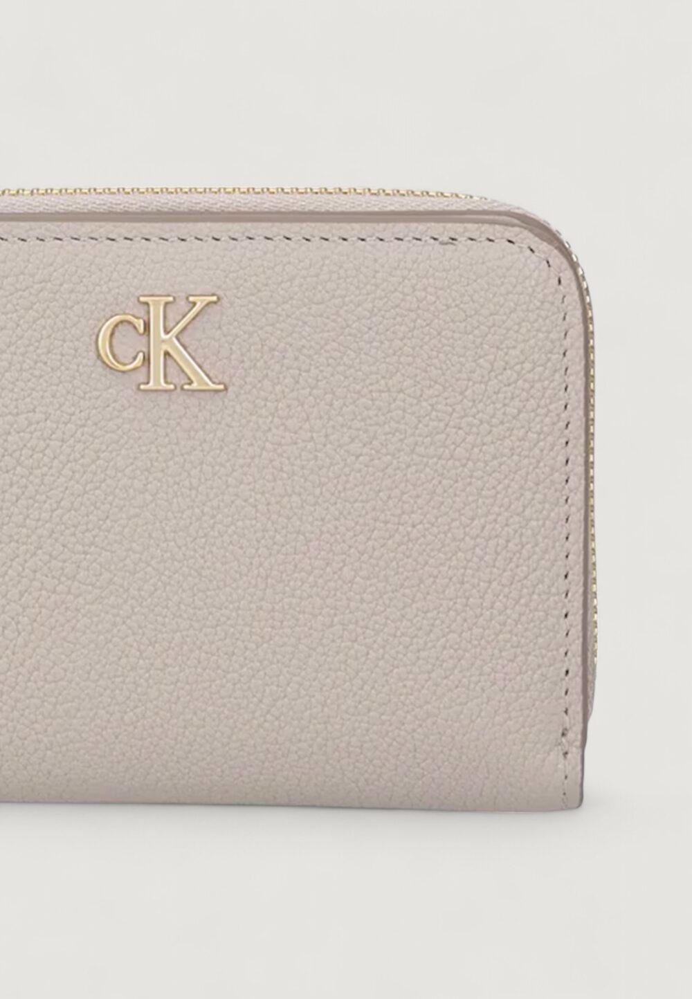 Portafoglio medio Calvin Klein MNML MNGRM LTHR MD F Beige chiaro - Foto 2