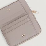 Portafoglio medio Calvin Klein MNML MNGRM LTHR MD F Beige chiaro - Foto 4