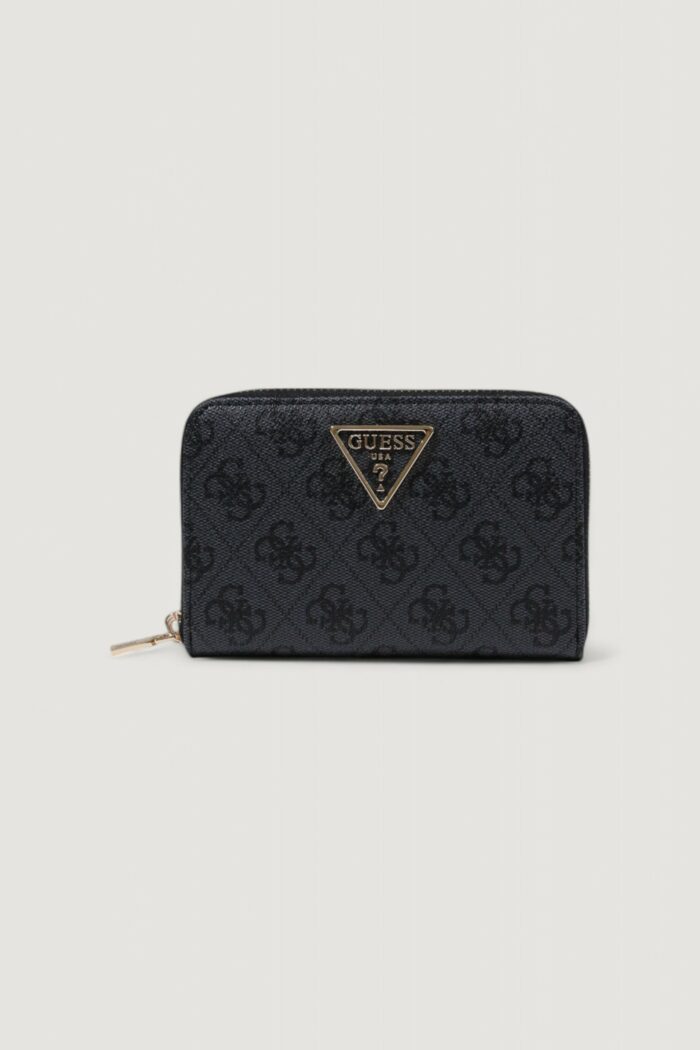 Portafoglio medio Guess LAUREL II SLG MED ZIP AROUND Antracite – SWSG74 59140