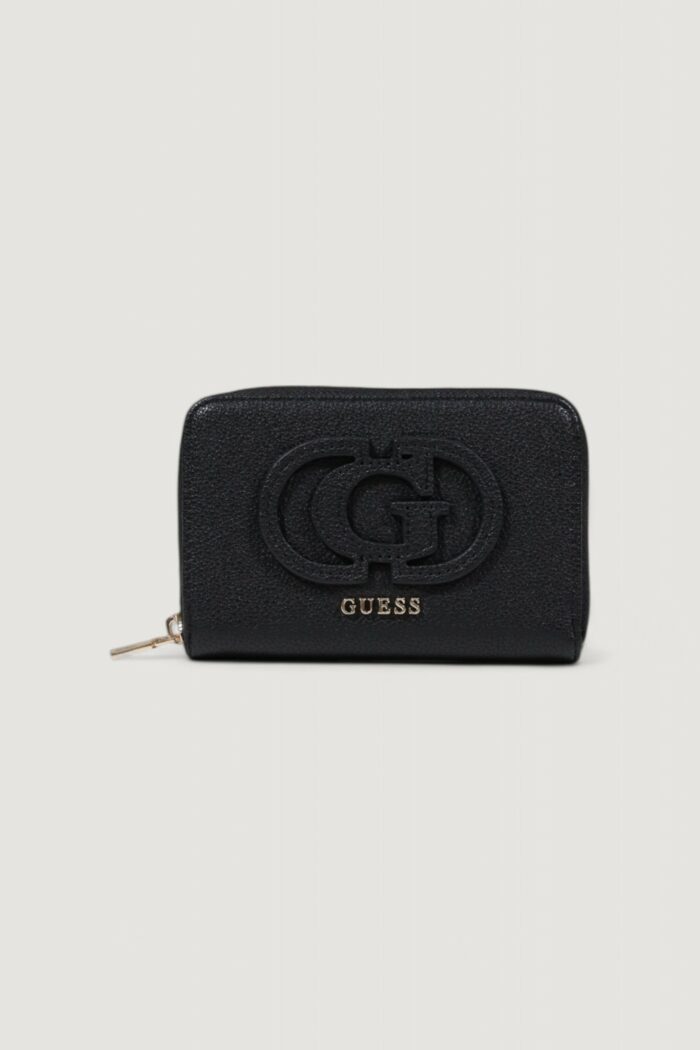 Portafoglio medio Guess CALEBRA SLG MEDIUM ZIP AROUND Nero – SWBG95 36140