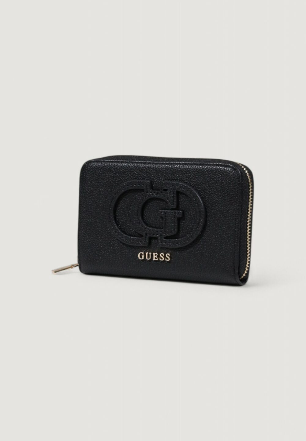 Portafoglio medio Guess CALEBRA SLG MEDIUM ZIP AROUND Nero - Foto 2