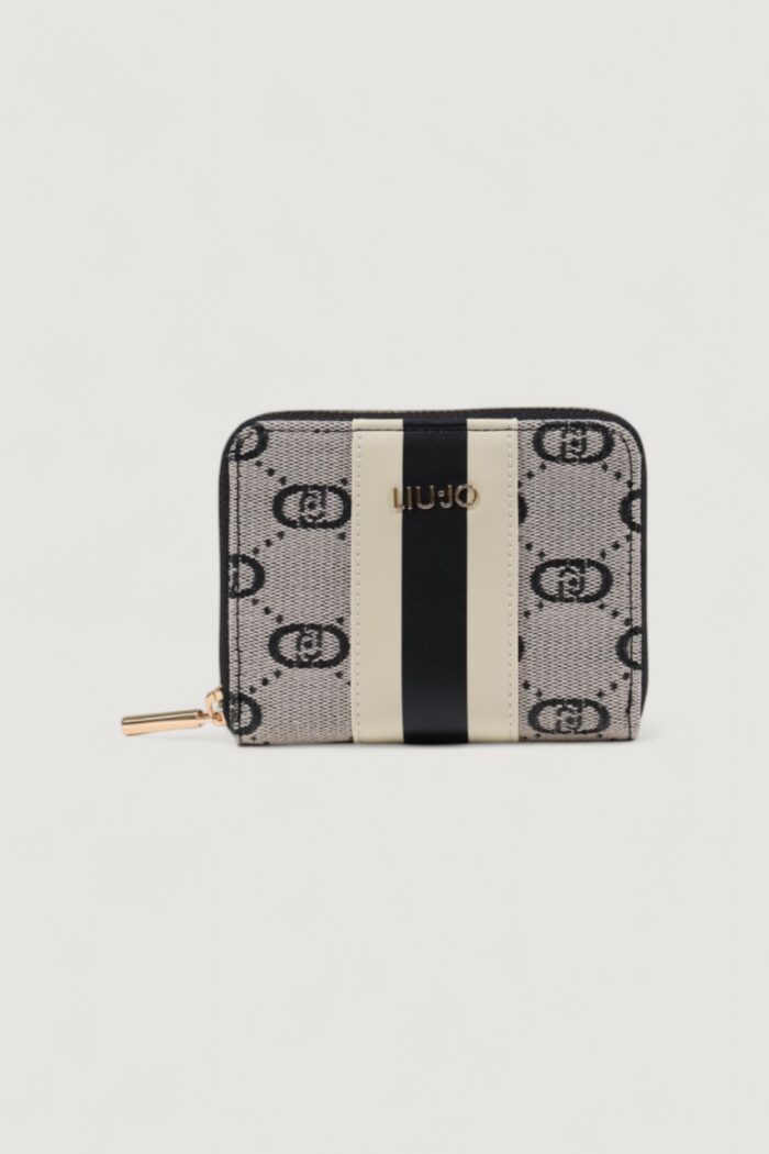 Portafoglio medio Liu-jo M ZIP AROUND Nero – AA5156T3846