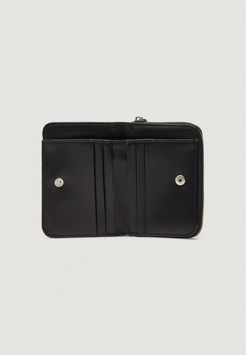 Portafoglio piccolo Calvin Klein SCULPTED MED FLAP ZIP AROUND Nero - Foto 3