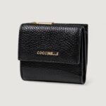 Portafoglio piccolo Coccinelle METALLIC SOFT Nero - Foto 3