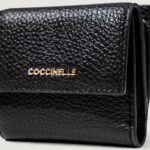 Portafoglio piccolo Coccinelle METALLIC SOFT Nero - Foto 2