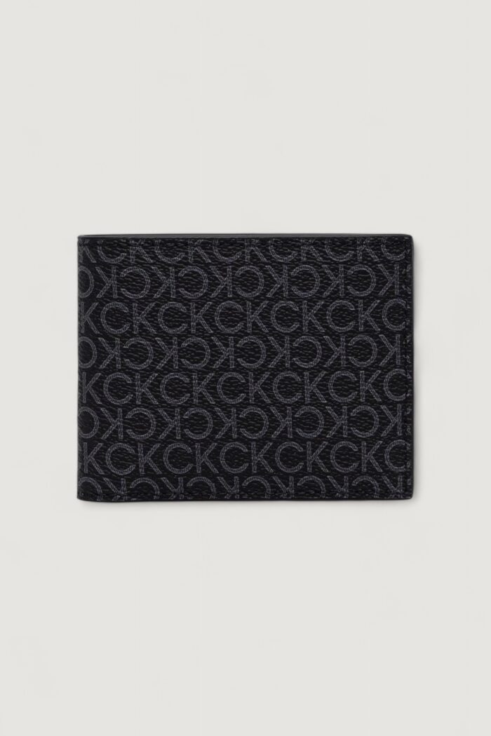 Portafoglio senza portamonete Calvin Klein CK MUST MONO BILLFOLD Nero – LV04D1059G