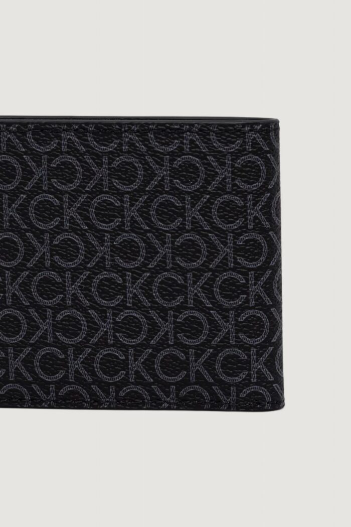 Portafoglio senza portamonete Calvin Klein CK MUST MONO BILLFOLD Nero – LV04D1059G
