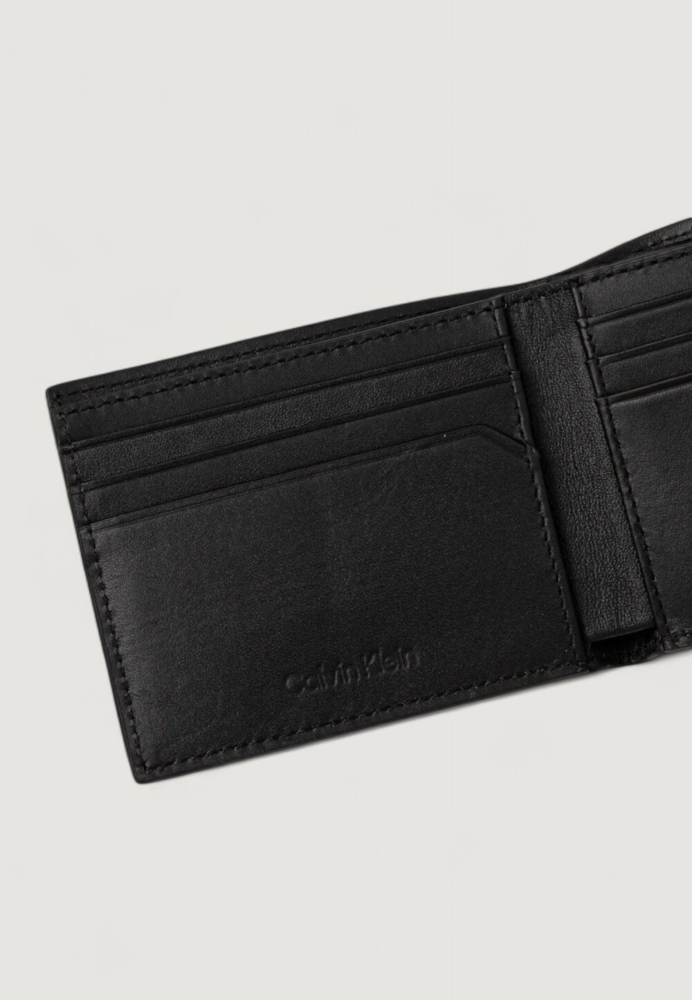 Portafoglio senza portamonete Calvin Klein CK MUST MONO BILLFOLD Nero - Foto 3